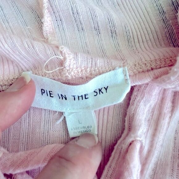 🌴 Pie In The Sky Girls’ Sleeveless Hoodie – Size L (Youth) - Picture 5 of 10